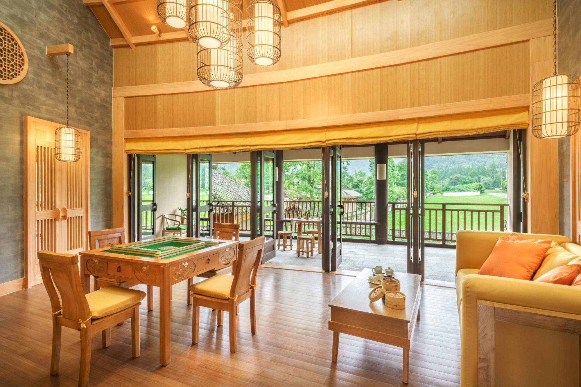 Six Senses Qing Cheng Mountain Hotel Chengdu Exterior foto