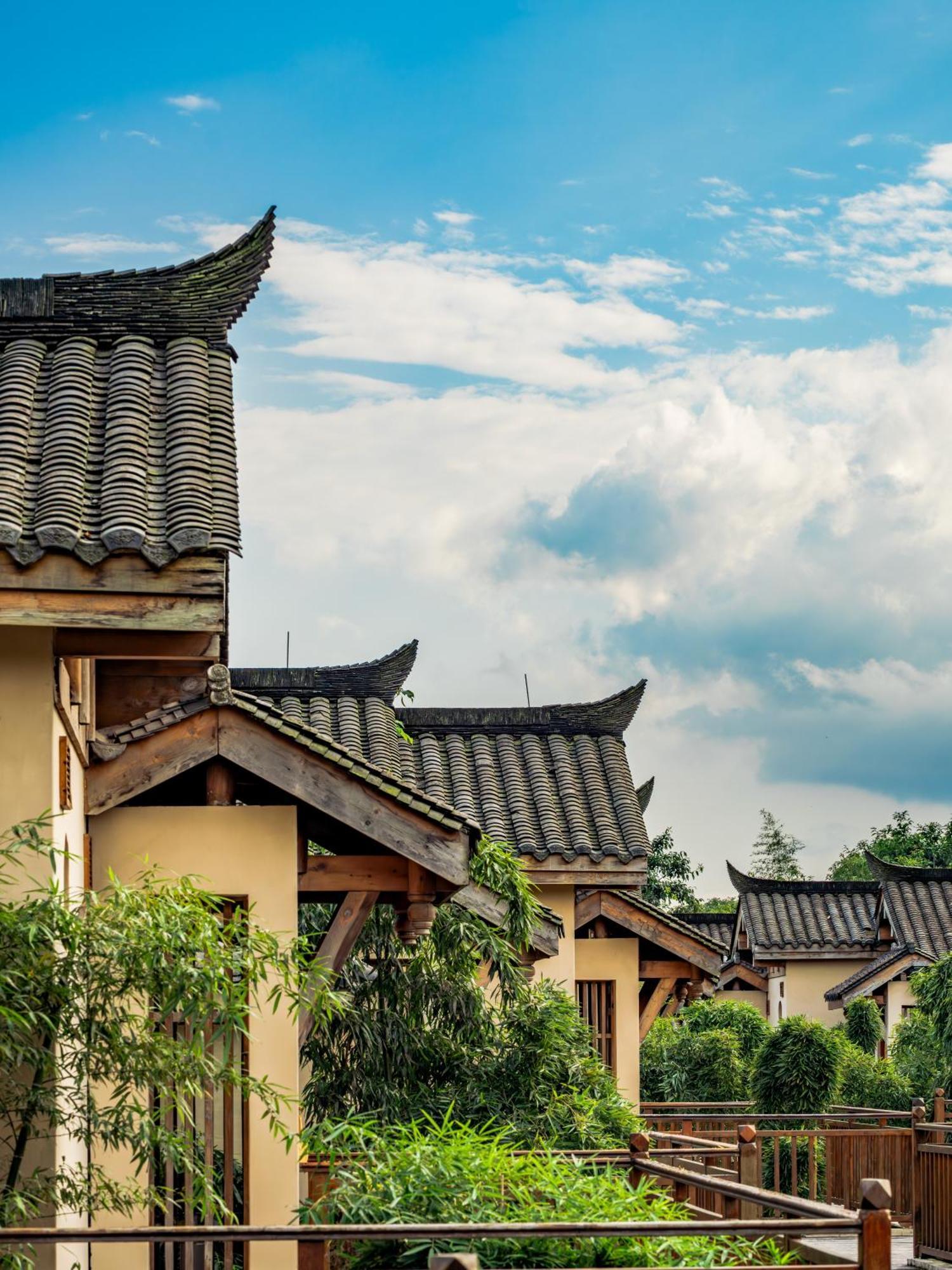 Six Senses Qing Cheng Mountain Hotel Chengdu Exterior foto