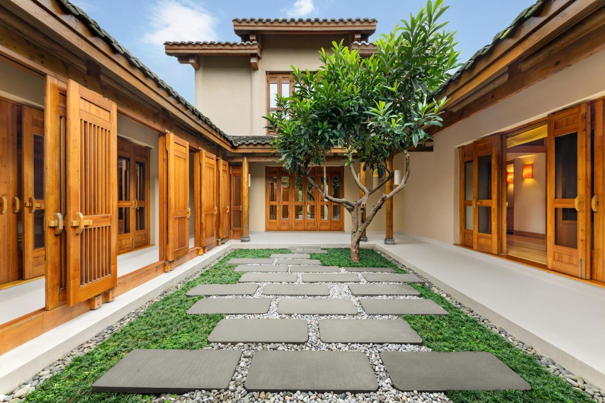 Six Senses Qing Cheng Mountain Hotel Chengdu Exterior foto