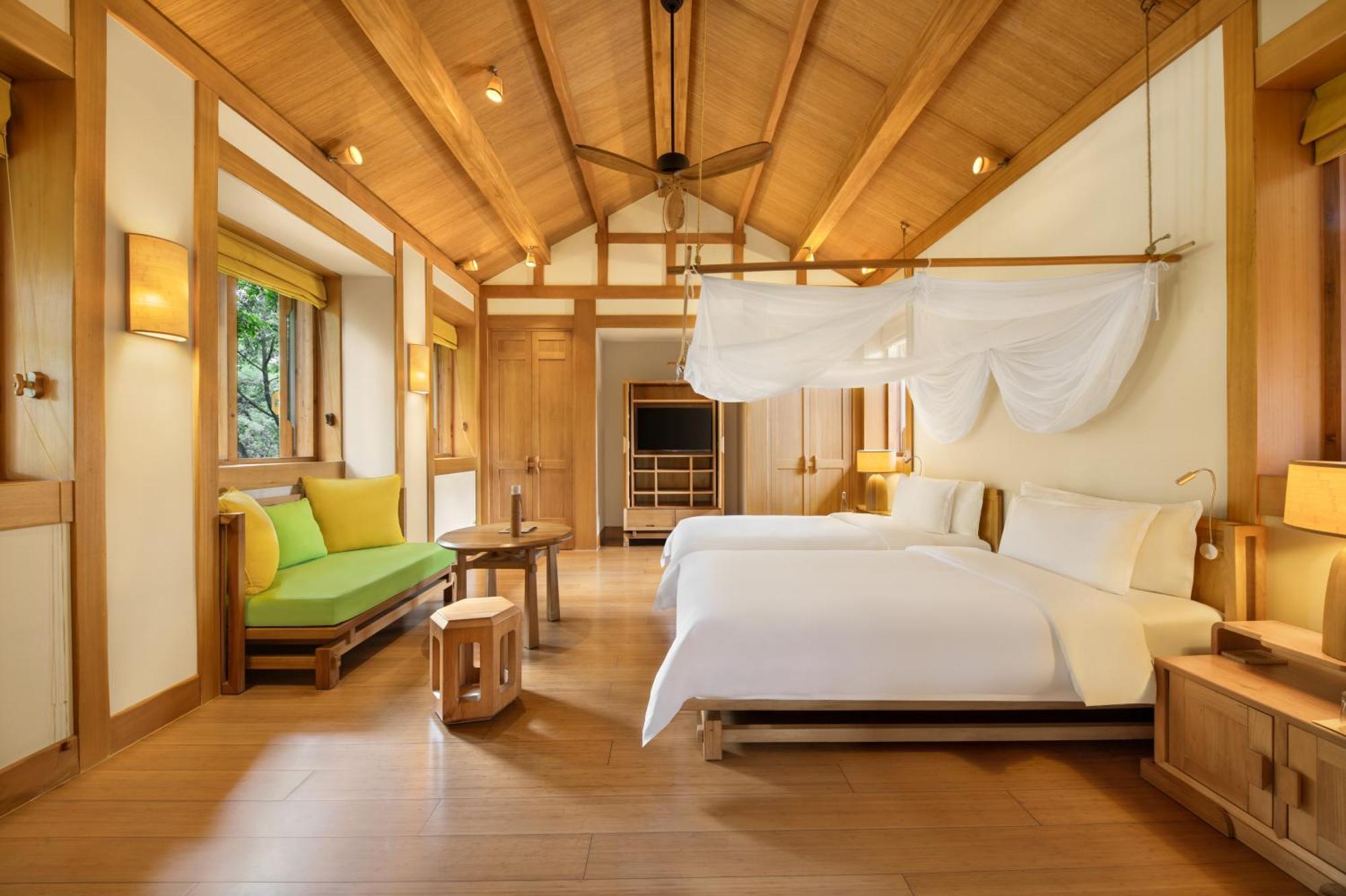 Six Senses Qing Cheng Mountain Hotel Chengdu Exterior foto